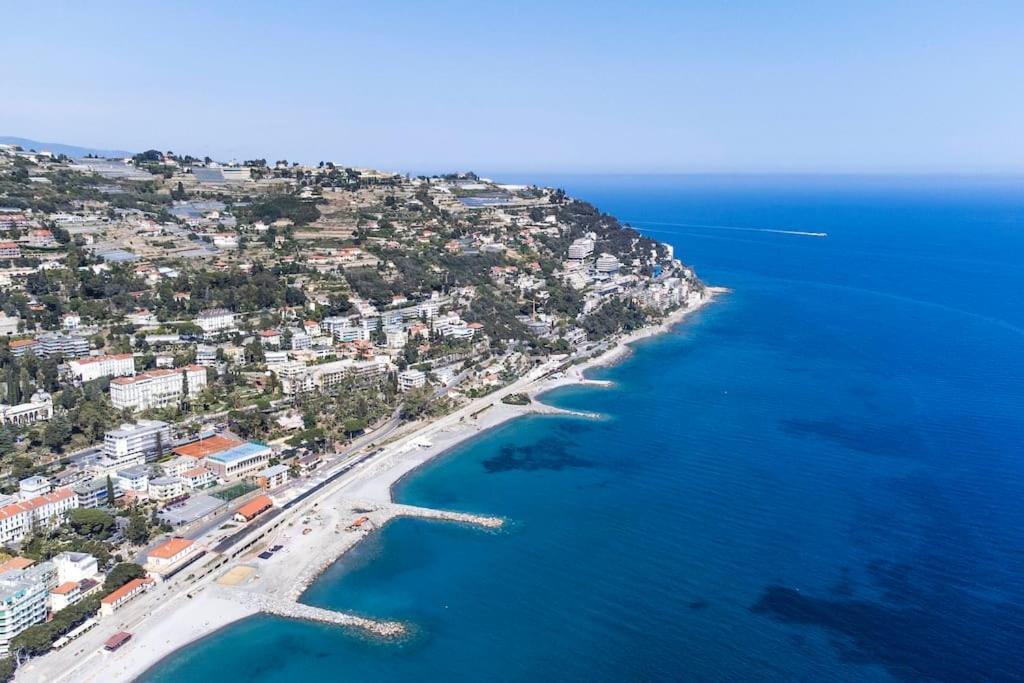 Il Grande Blu - Vista Panoramica Sul Golfo Lägenhet Ospedaletti Exteriör bild